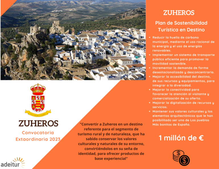 Plan de Sostenibilidad Turística en Destino de Zuheros